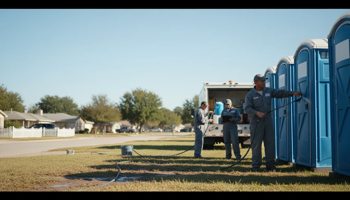 Long-Term Portable Toilet Rental in Laurel Hill, FL near me